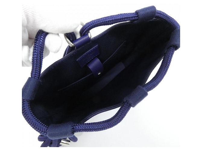 Borsa a Spalla Randonnée PM Monogramma Louis Vuitton Blu - vista 5