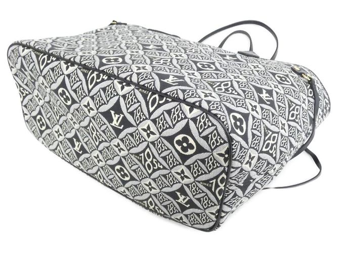 Borsa Neverfull MM Louis Vuitton SINCE1854 Grigio - vista 2