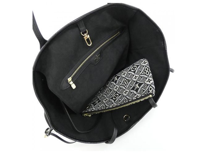 Borsa Neverfull MM Louis Vuitton SINCE1854 Grigio - vista 5