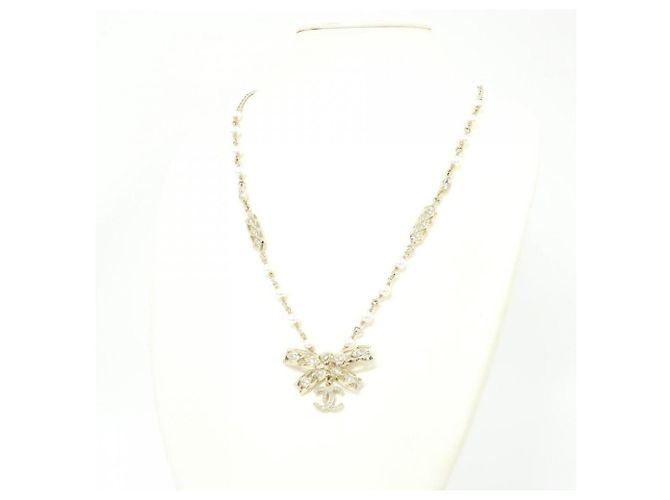 Collana in Cristallo Chanel Bianco - vista 5
