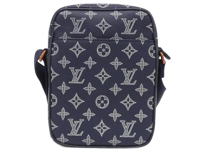 Borsa a Spalla Danube Monogram Ink di Louis Vuitton Blu - vista 2