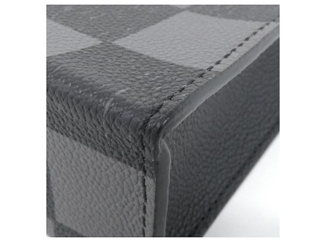 Borsa a Spalla Sac Plat XS Damier Checkerboard Louis Vuitton Nero - vista 3