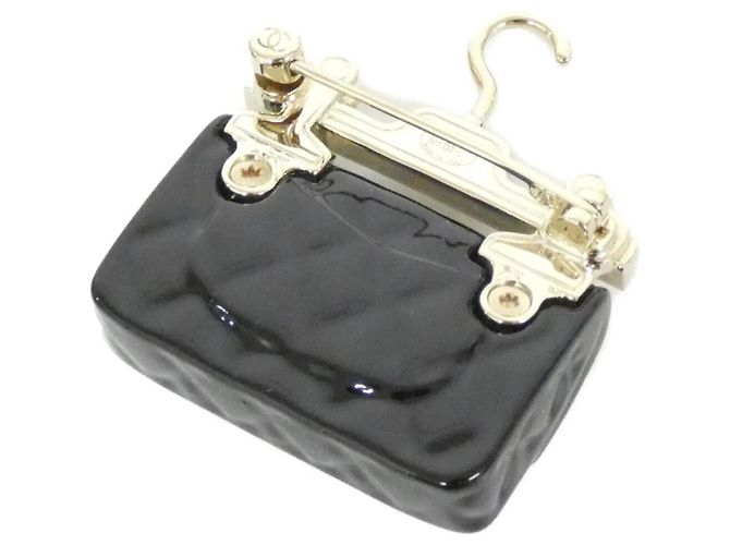 Spilla Chanel AB9849 Perle Nera e Bianca Nero Bianco - vista 2