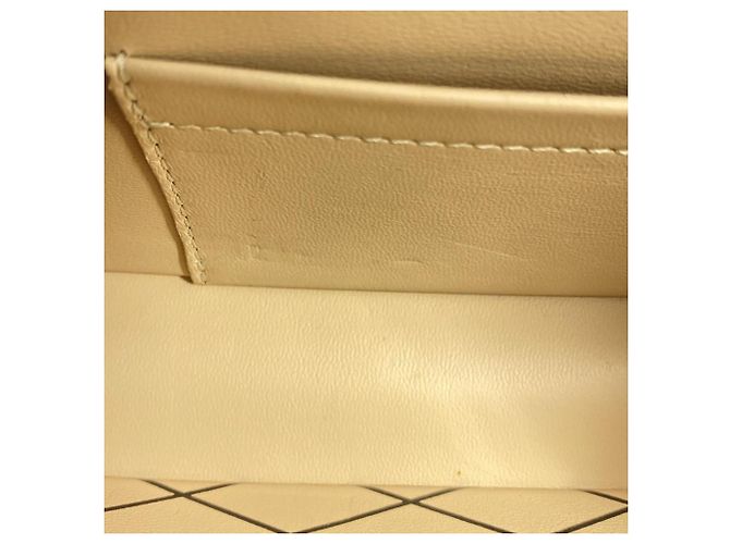Borsa a Spalla Louis Vuitton Epi Petite Malle M55860 Bianco - vista 10