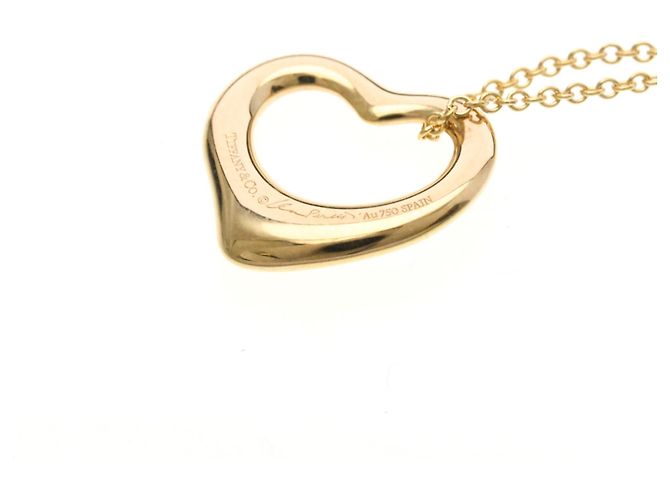 Tiffany & Co Collana Pendente Cuore Aperto Tiffany D'oro - vista 7
