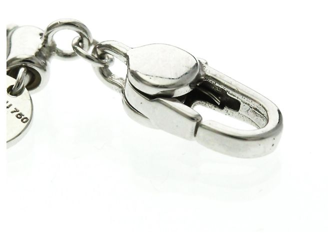 Collana con diamante e targhetta Gucci Argento - vista 12