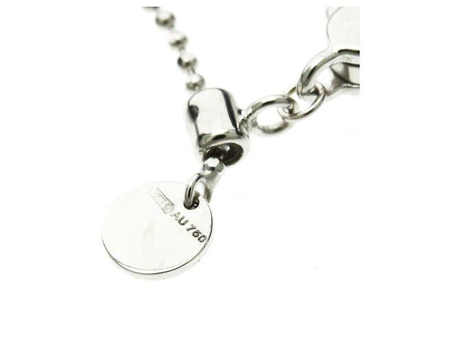 Collana con diamante e targhetta Gucci Argento - vista 13