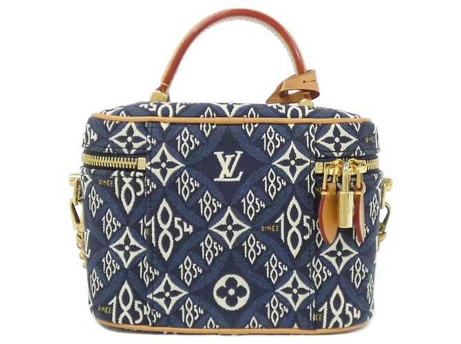 Borsa a mano Vanity Louis Vuitton SINCE1854 Blu - vista 2