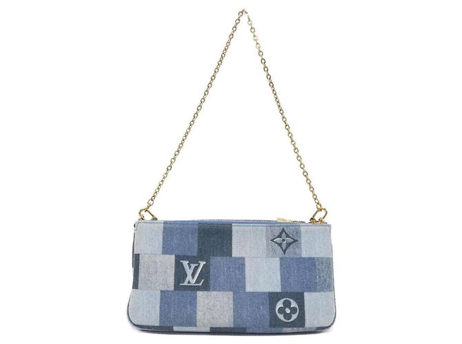 Multi Pochette Accessoires Monogram Denim Louis Vuitton Rot - Ansicht 2