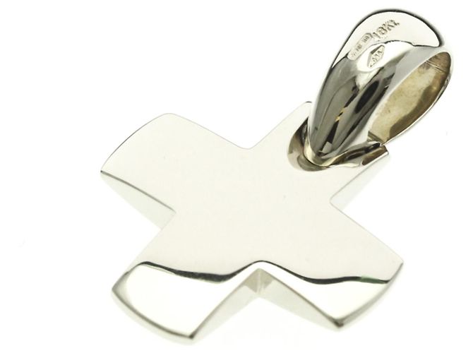Collana pendente charm croce Pomellato Argento - vista 2