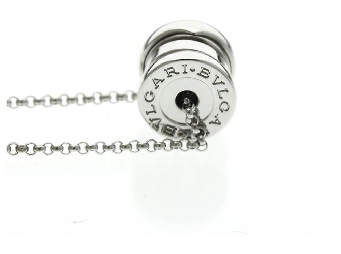 Bulgari Collar Péndulo Bvlgari B.zero1 en Oro Blanco de 18K Plata - vista 3