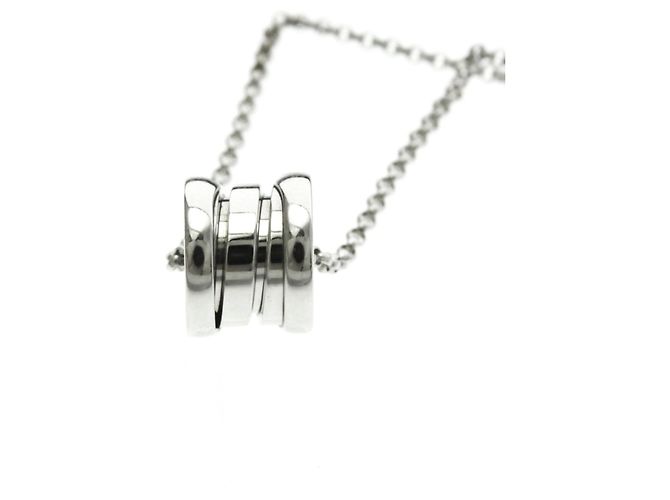Bulgari Collar Péndulo Bvlgari B.zero1 en Oro Blanco de 18K Plata - vista 4