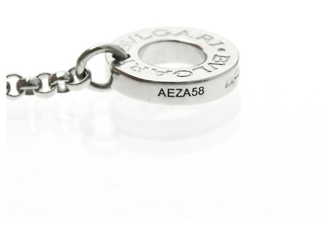 Bulgari Collar Péndulo Bvlgari B.zero1 en Oro Blanco de 18K Plata - vista 8