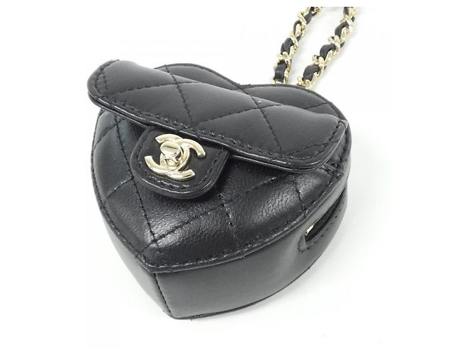 Timeless Chanel AP4838 Black Leather Handbag Charm - view 3