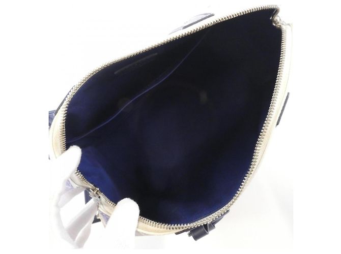 Sac Boston Keepall M45757 Monogram Aquarelle Louis Vuitton Bleu - vue 9
