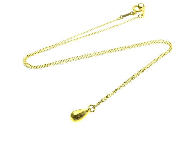 Elsa Peretti Tiffany & Co Collana Pendente Goccia Tiffany in Oro Giallo 18K D'oro - vista 13