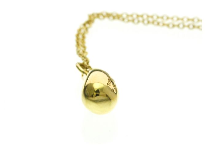 Elsa Peretti Tiffany & Co Collana Pendente Goccia Tiffany in Oro Giallo 18K D'oro - vista 4