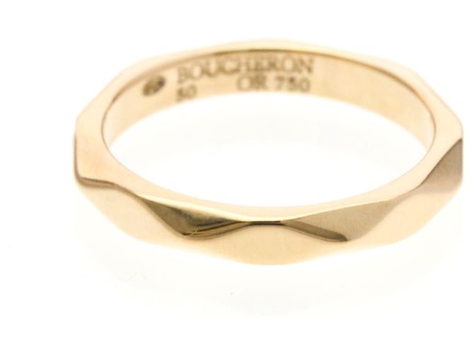 Boucheron Facettierter Diamantring aus Roségold Golden - Ansicht 2