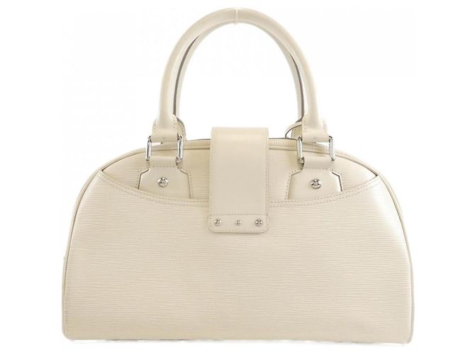 Borsa Louis Vuitton Epi Bowling Montaigne GM Bianco sporco - vista 2
