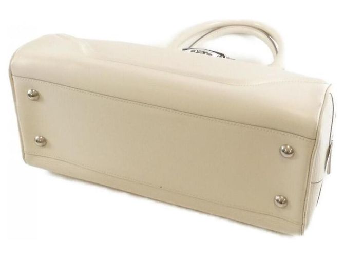 Borsa Louis Vuitton Epi Bowling Montaigne GM Bianco sporco - vista 3