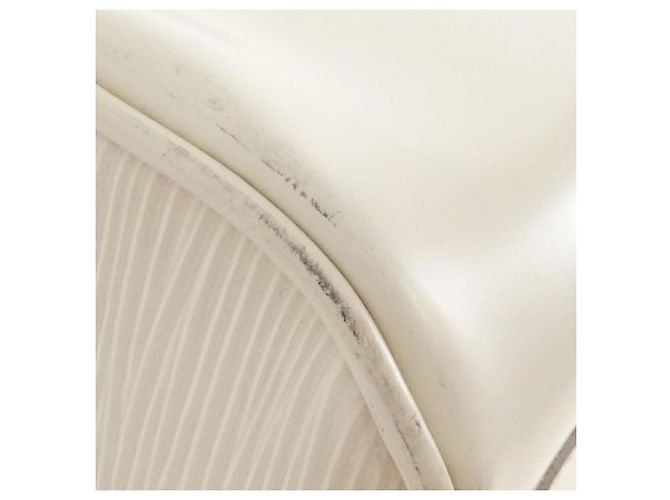 Borsa Louis Vuitton Epi Bowling Montaigne GM Bianco sporco - vista 4