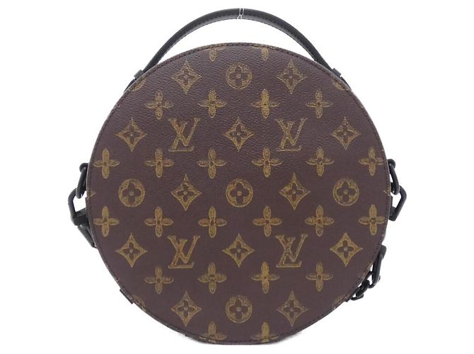 Borsa a Spalla Louis Vuitton Monogram (N°7) Wheel Box Marrone - vista 2