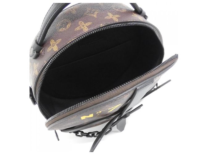 Borsa a Spalla Louis Vuitton Monogram (N°7) Wheel Box Marrone - vista 6