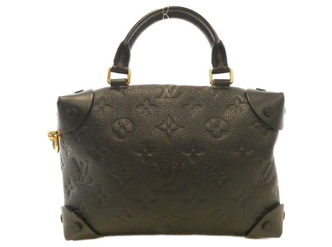 Borsa Petite Malle Souple in Monogram Empreinte Louis Vuitton Nero - vista 2