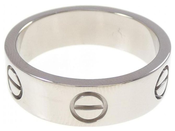 Anello Cartier Love in Oro Bianco - vista 2