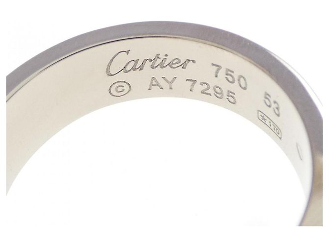 Anello Cartier Love in Oro Bianco - vista 3