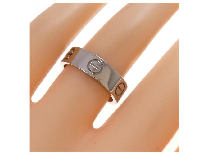 Anello Cartier Love in Oro Bianco - vista 4