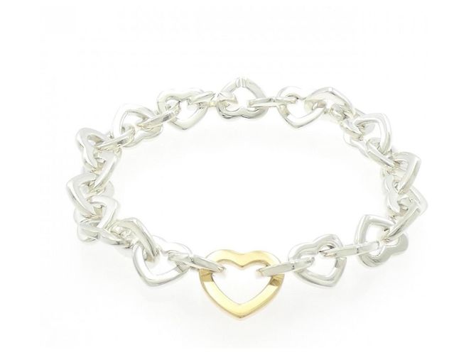 Tiffany & Co Bracciale a catena a forma di cuore Tiffany - vista 2