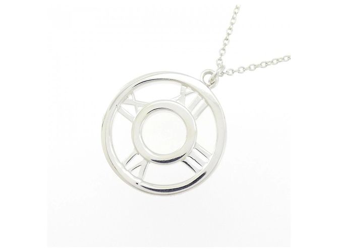 Tiffany & Co. Atlas Offene Medaille Mittel Necklace - Ansicht 3
