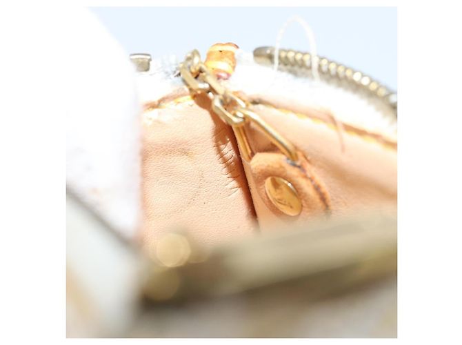 LOUIS VUITTON Monogramm Multicolor Pochette Cles Tasche Weiß M92655 Auth LNZ175 - Ansicht 12