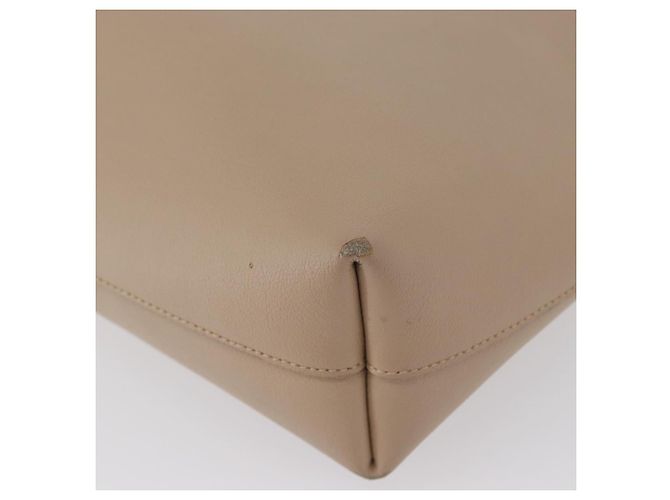 Saint Laurent Tote Bag aus Leder 2 in 1 beige gold Auth BA10070 Golden - Ansicht 15