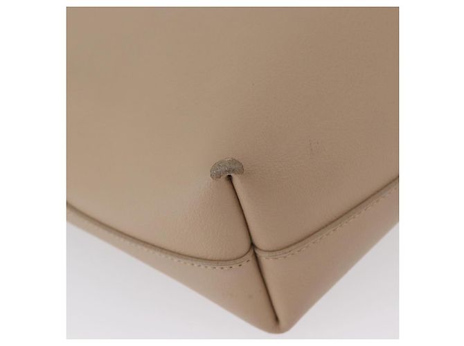 Saint Laurent Tote Bag aus Leder 2 in 1 beige gold Auth BA10070 Golden - Ansicht 16