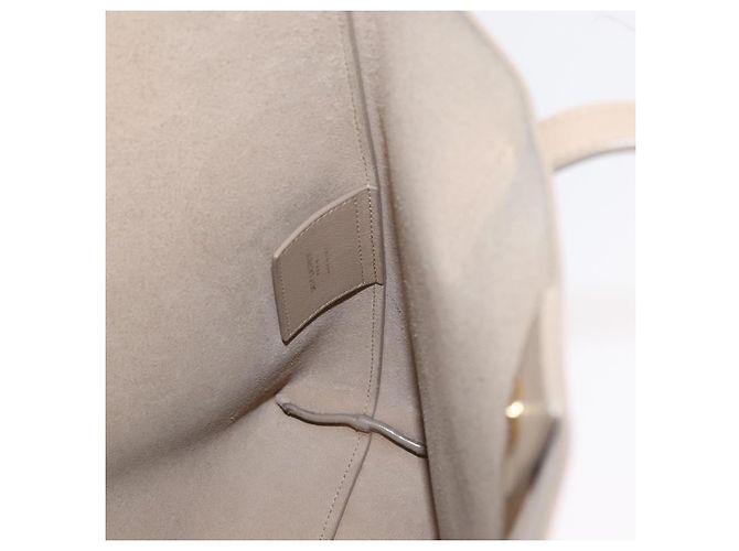 Saint Laurent Tote Bag aus Leder 2 in 1 beige gold Auth BA10070 Golden - Ansicht 20