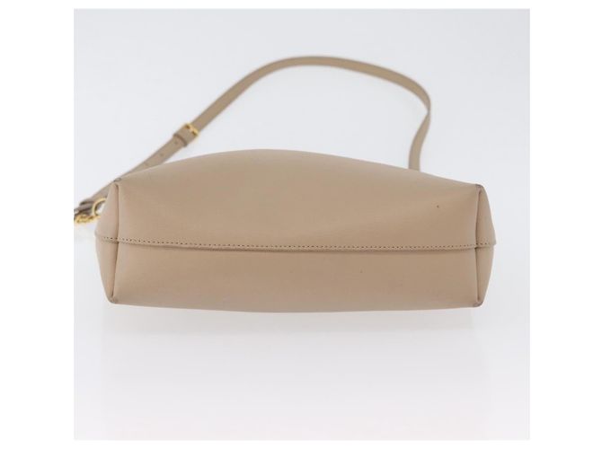 Saint Laurent Tote Bag aus Leder 2 in 1 beige gold Auth BA10070 Golden - Ansicht 5