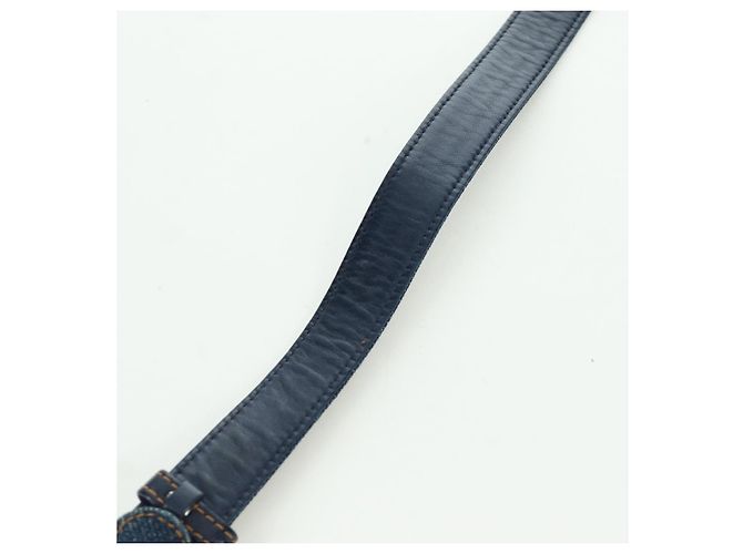 Cintura in denim CHANEL COCO Mark 29,9"" Blu CC Auth LNZ132M - vista 10