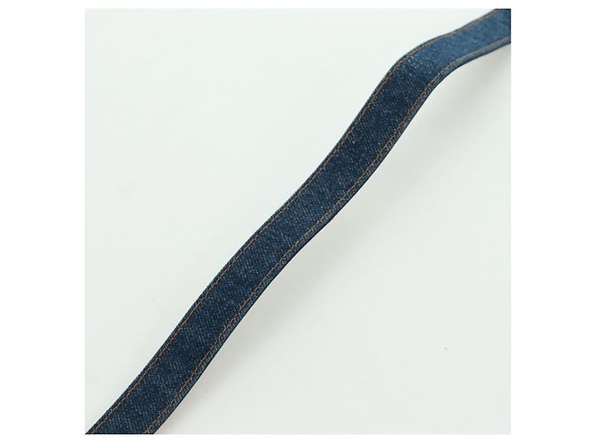 Cintura in denim CHANEL COCO Mark 29,9"" Blu CC Auth LNZ132M - vista 6