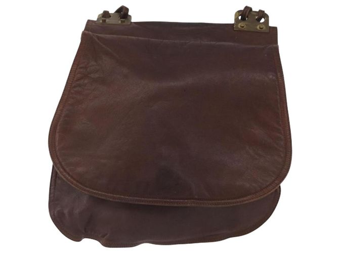 Borsa a Spalla in Pelle Marrone Auth bs33558 di BOTTEGA VENETA - vista 13