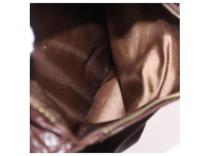 Borsa a Spalla in Pelle Marrone Auth bs33558 di BOTTEGA VENETA - vista 19
