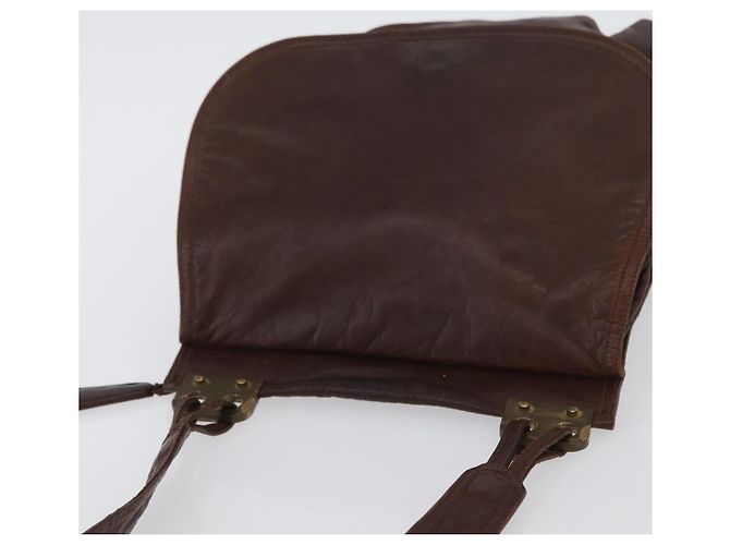 Borsa a Spalla in Pelle Marrone Auth bs33558 di BOTTEGA VENETA - vista 6