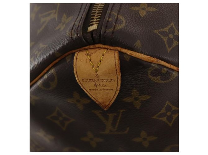 LOUIS VUITTON Borsa Boston Monogram Keepall 50 M41426 LV Auth BA10469 Monogramma - vista 17