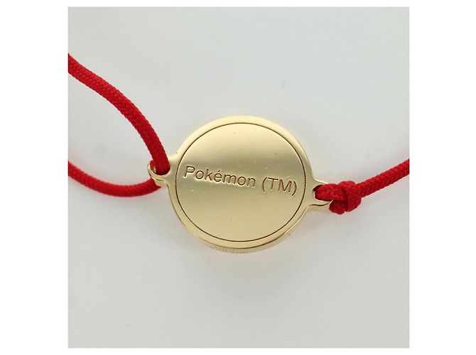 Bracciale in metallo FENDI x FRGMT x POKMON tono oro Auth 166945SM - vista 7