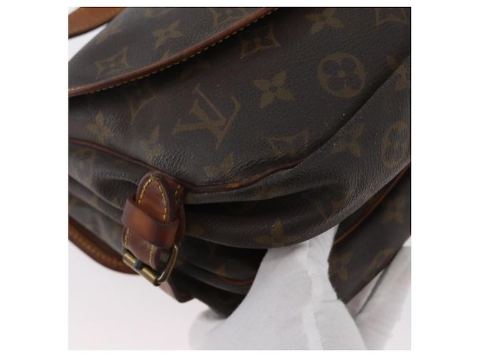LOUIS VUITTON Borsa a Spalla Monogram Saumur 30 M42256 LV Auth LNZ272 Monogramma - vista 16