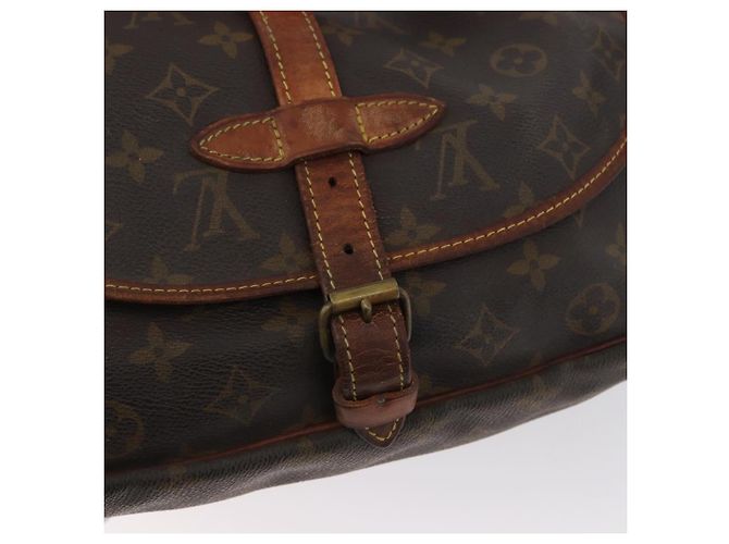 LOUIS VUITTON Borsa a Spalla Monogram Saumur 30 M42256 LV Auth LNZ272 Monogramma - vista 18