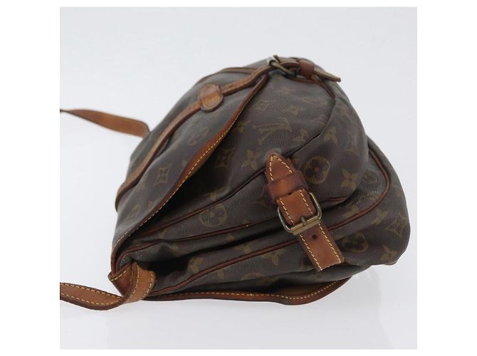 LOUIS VUITTON Borsa a Spalla Monogram Saumur 30 M42256 LV Auth LNZ272 Monogramma - vista 4
