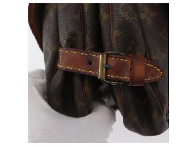 LOUIS VUITTON Borsa a Spalla Monogram Saumur 30 M42256 LV Auth LNZ272 Monogramma - vista 8