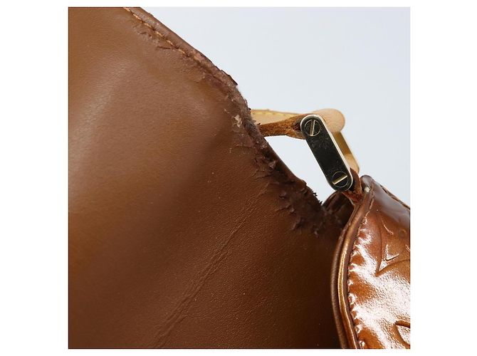 LOUIS VUITTON Borsa Thompson Street Monogram Vernis Bronzo M91124 LV Auth LNZ063 - vista 10